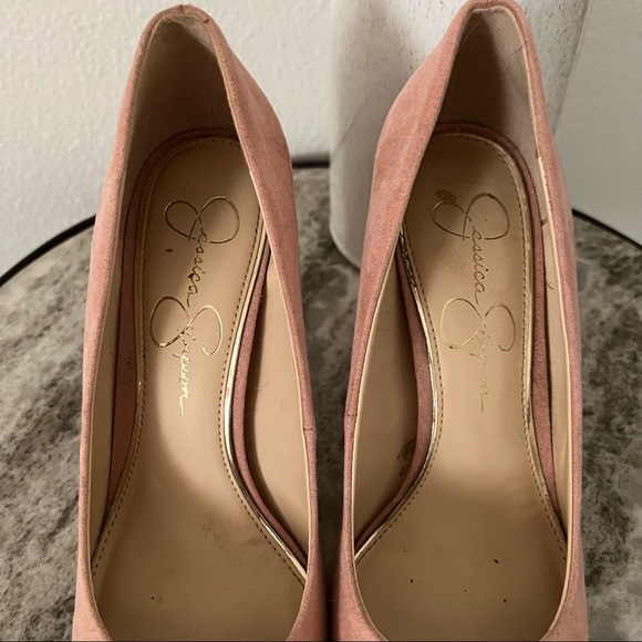🌸Pink Jessica Simpson Chunky Heels - Picture 3 of 12
